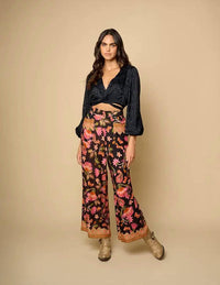 Z&L Europe - Raya Floral Wide Leg Pants