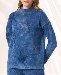 Angel Apparel - Mock Neck Star Top