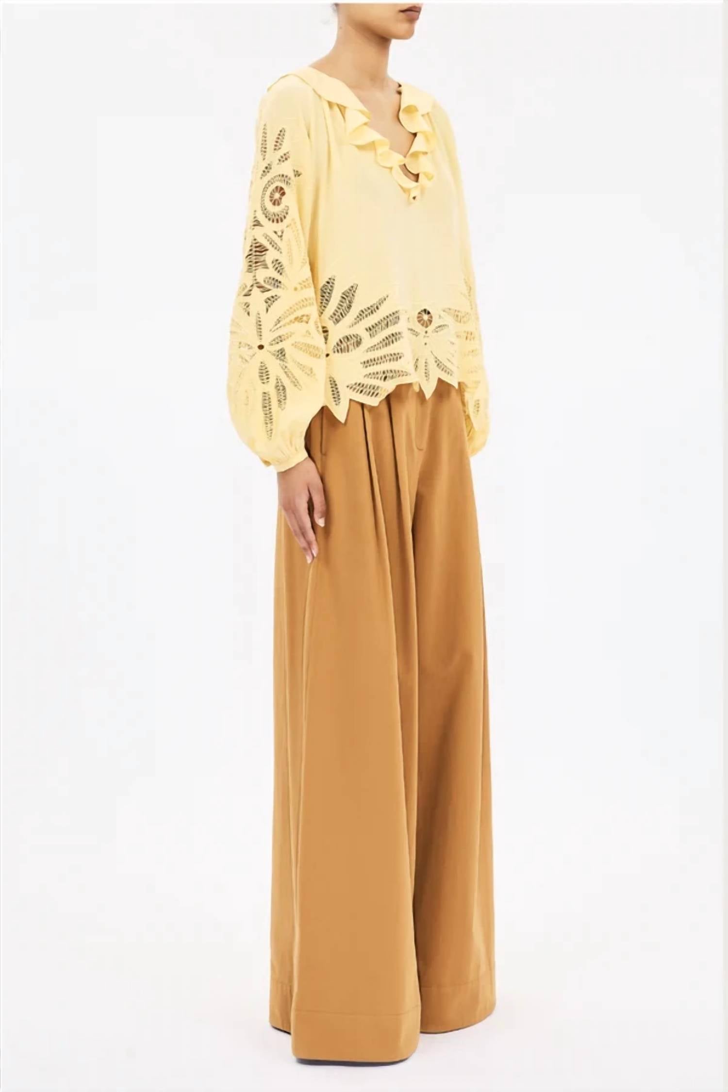 Ulla Johnson - Adonis Applique Blouse