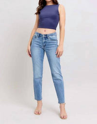 Judy Blue - Mid Rise Slim Fit Jean With Cell Pocket