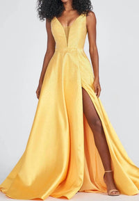 Ellie Wilde - Satin And Hot Fix Stones Gown