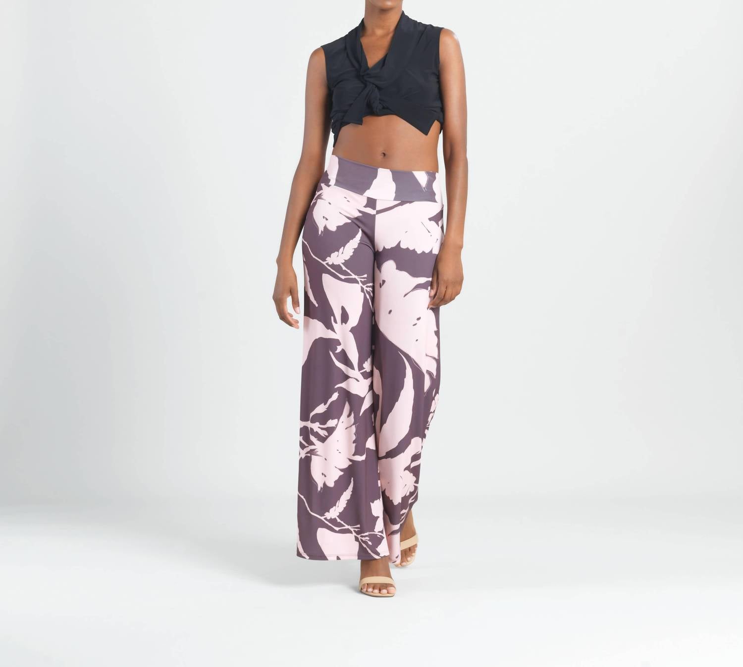CLARA SUNWOO Palazzo Pants in floral coco - women's pants