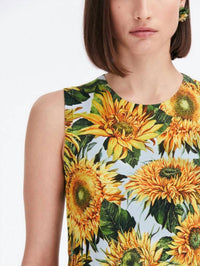 Oscar De La Renta - Sunflower Printed Tank