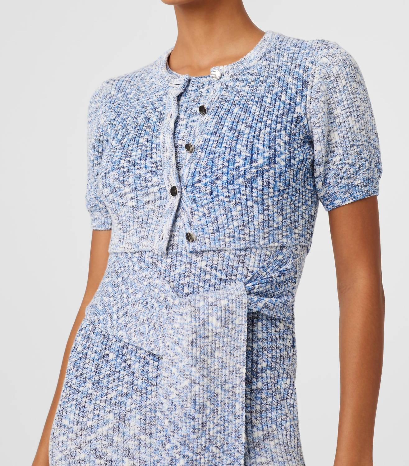Toccin - Penny Racer Tie Front Dress & Cardigan