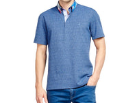 Eight X - Abstract Collar Textured Polo Shirt