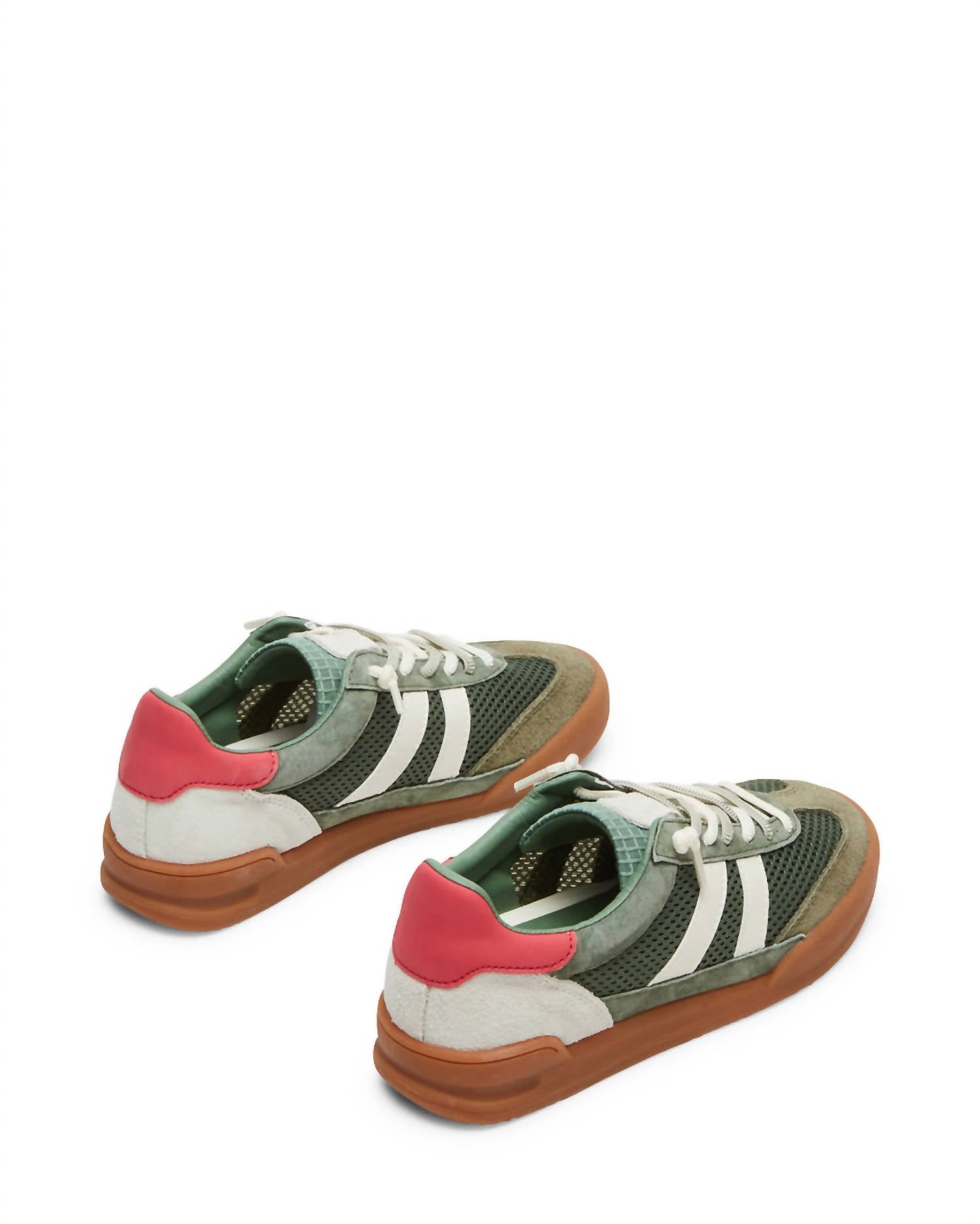 STEVE MADDEN Women's Verdit Sneaker in green - women's sneaker - detail view