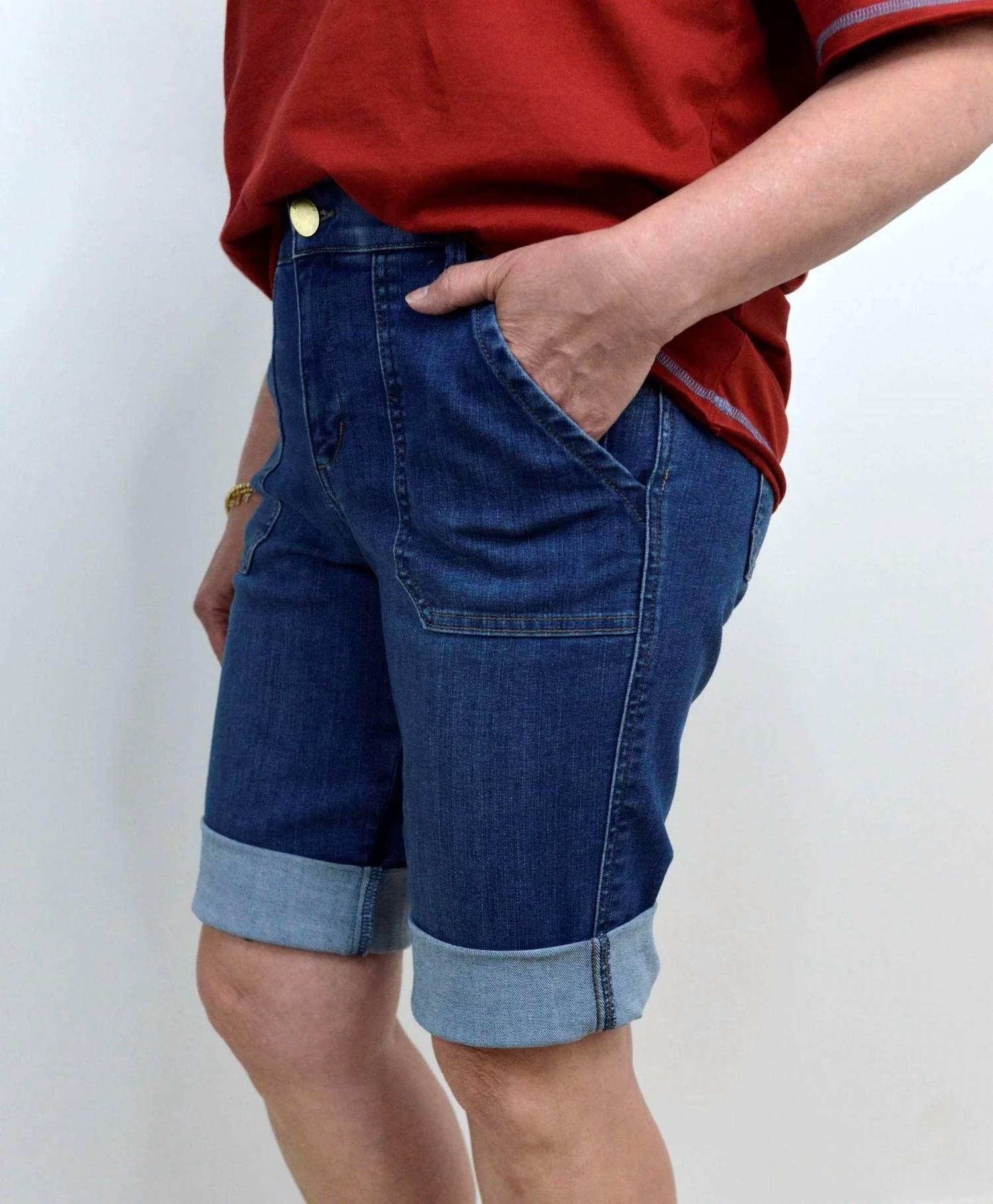 Democracy - Cuffed Bermuda Shorts