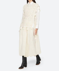 Sea - Nara Crochet Combo Shirt