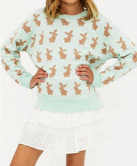 Beach Riot Girls Little Callie Sweater in bunny tail - kids' sweater