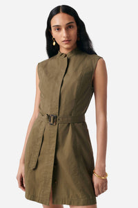Vanessabruno - Gareth Tie Belt Mini Dress
