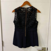 Veronica Beard - Pre-loved Playa Combo Sleeveless Top