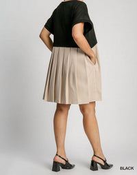 Umgee - Jacquard Pleated Dress