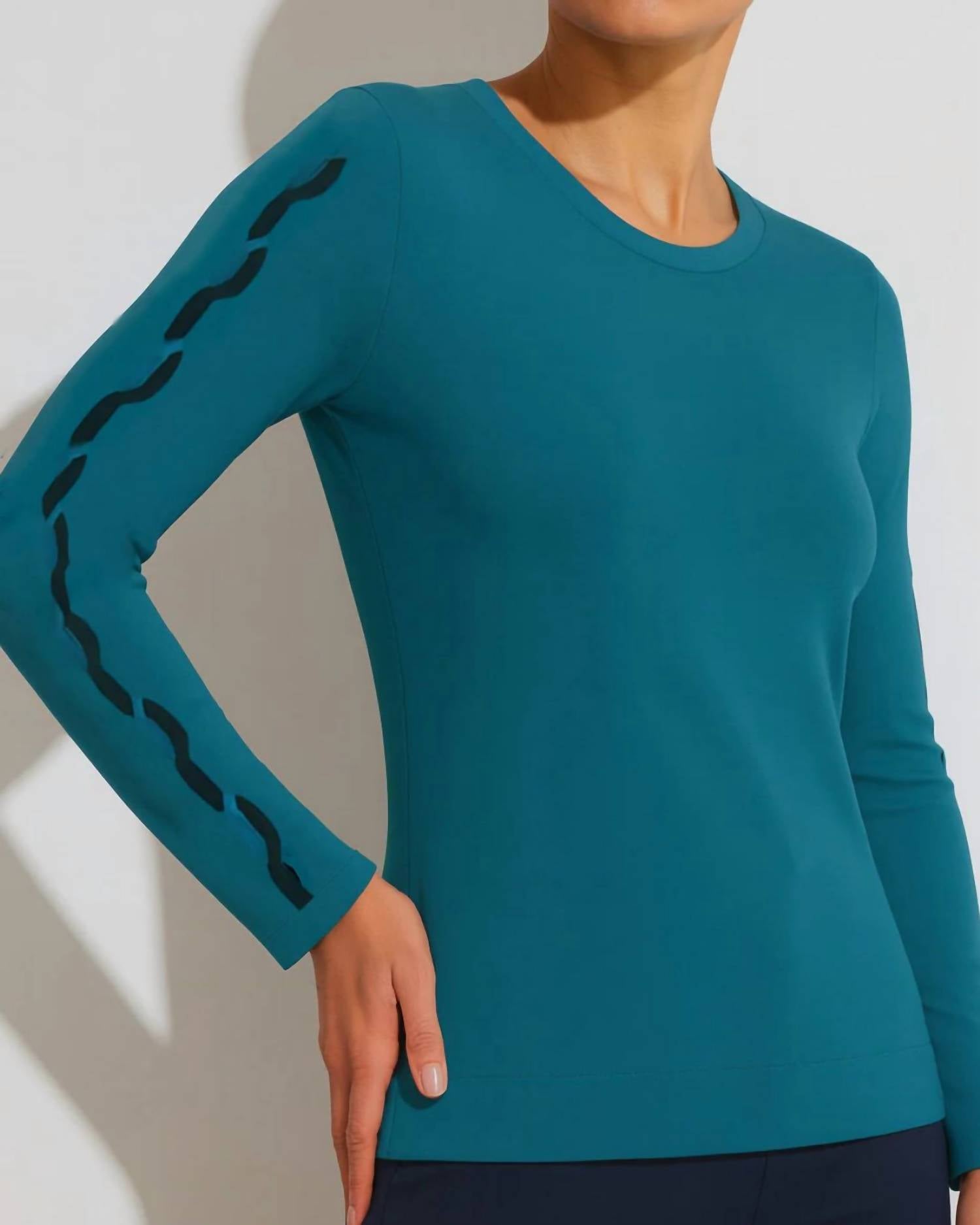 J'Envie/Eli - Bergen Geometric Sleeve Tunic