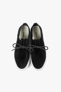 All Black - Women's Gathered Sneak Slip On Shoes