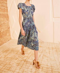 Ulla Johnson - Abigail Botanical Cotton Midi Dress