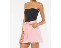Kancan - Mid Rise A-line Mini Skirt