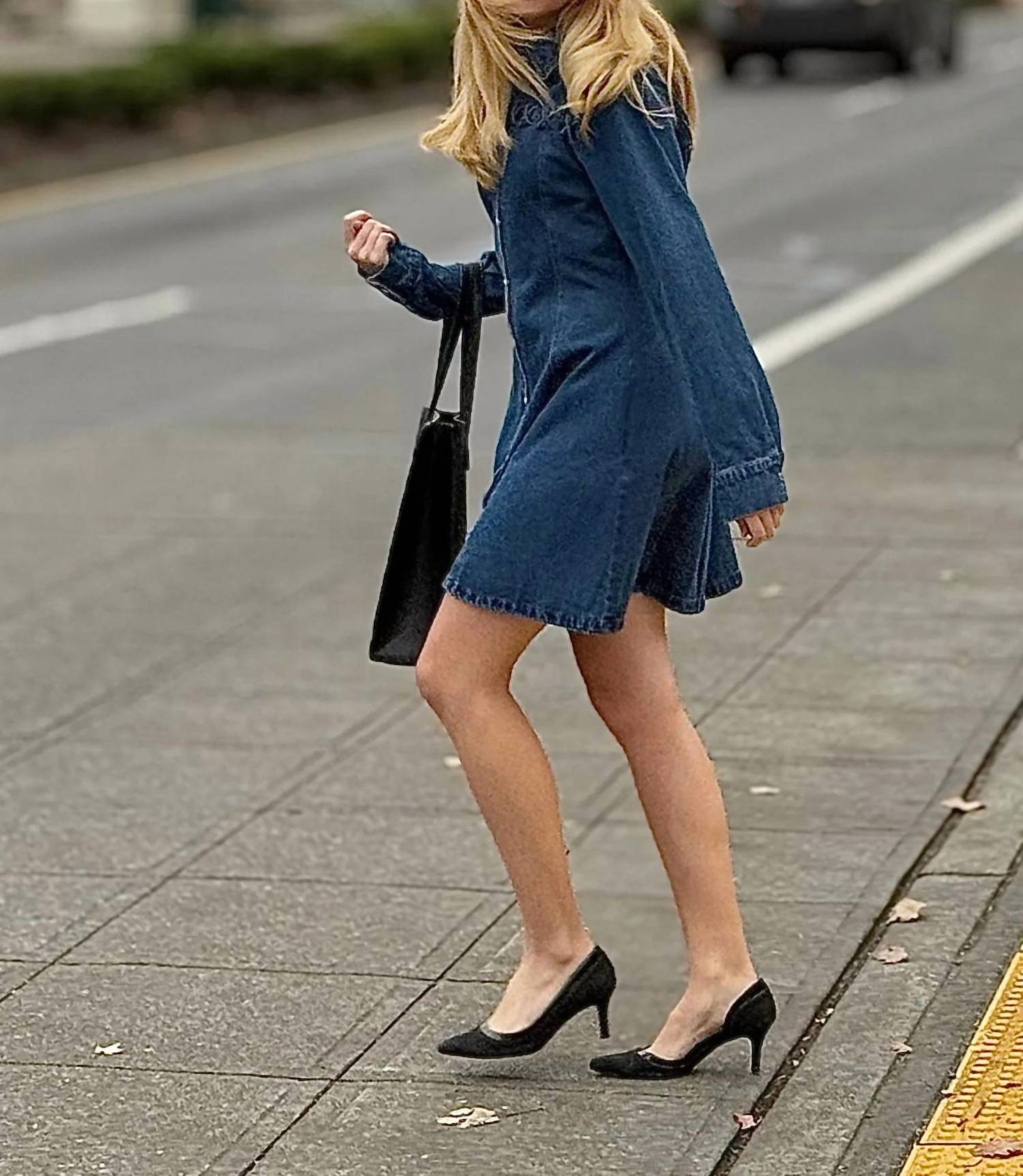 Sunday Edition - Denim Mini Dress