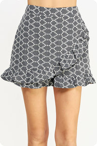 Strut & Bolt - Jenna Embroidered Wrap Skort