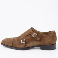 Pastori - Men's Romulus Suede Monk Strap Shoe