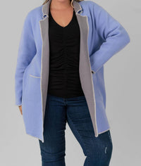 Nic + Zoe - Cool Nights Reversible Knit Jacket - Plus