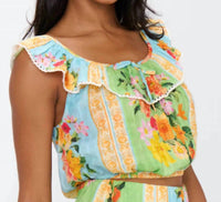 Show Me Your Mumu - Carson Cap Sleeve Crew Neck Top