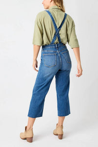 Judy Blue - High Waist Wide Leg Crop Overalls