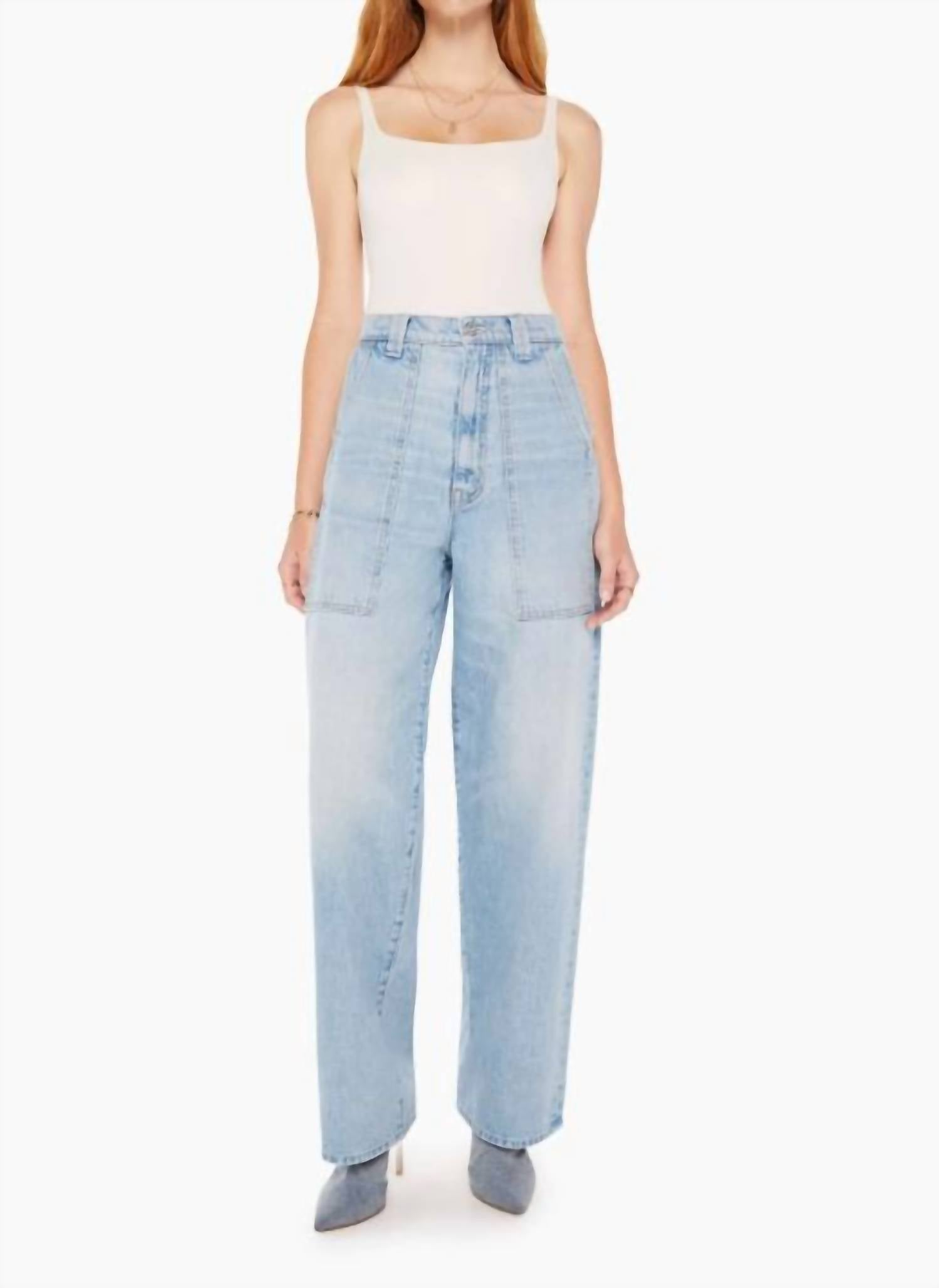Mother Quartet Breaker Skimp Jeans in i m with the band - women's jeans