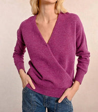 Molly Bracken - Soft Knit Wrap Sweater