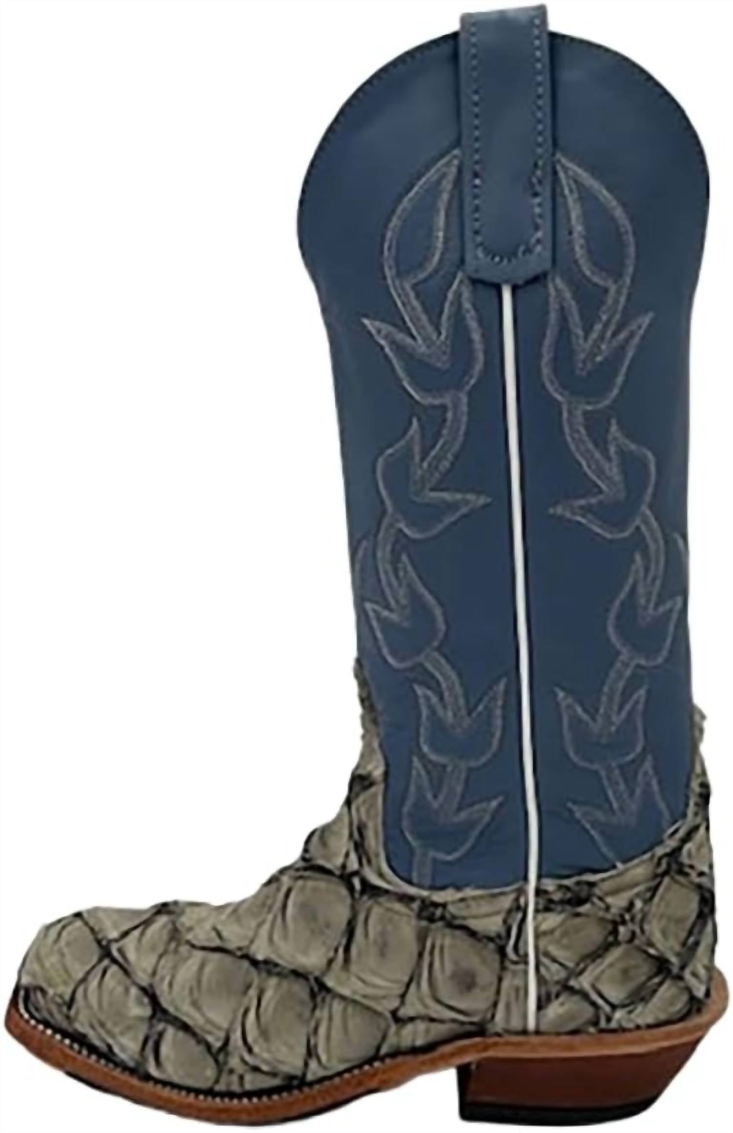 Anderson Bean Boots Women's Cold Big Bass Boot in stone bellflower - women's shoe - alternate view
