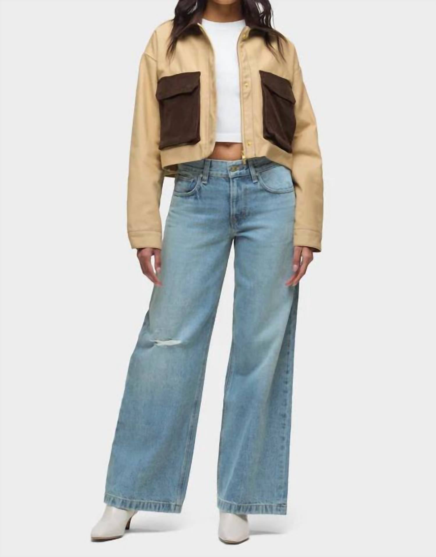 Hudson Rylee Low-Rise Loose Jean in monarch - women's jeans - view 6