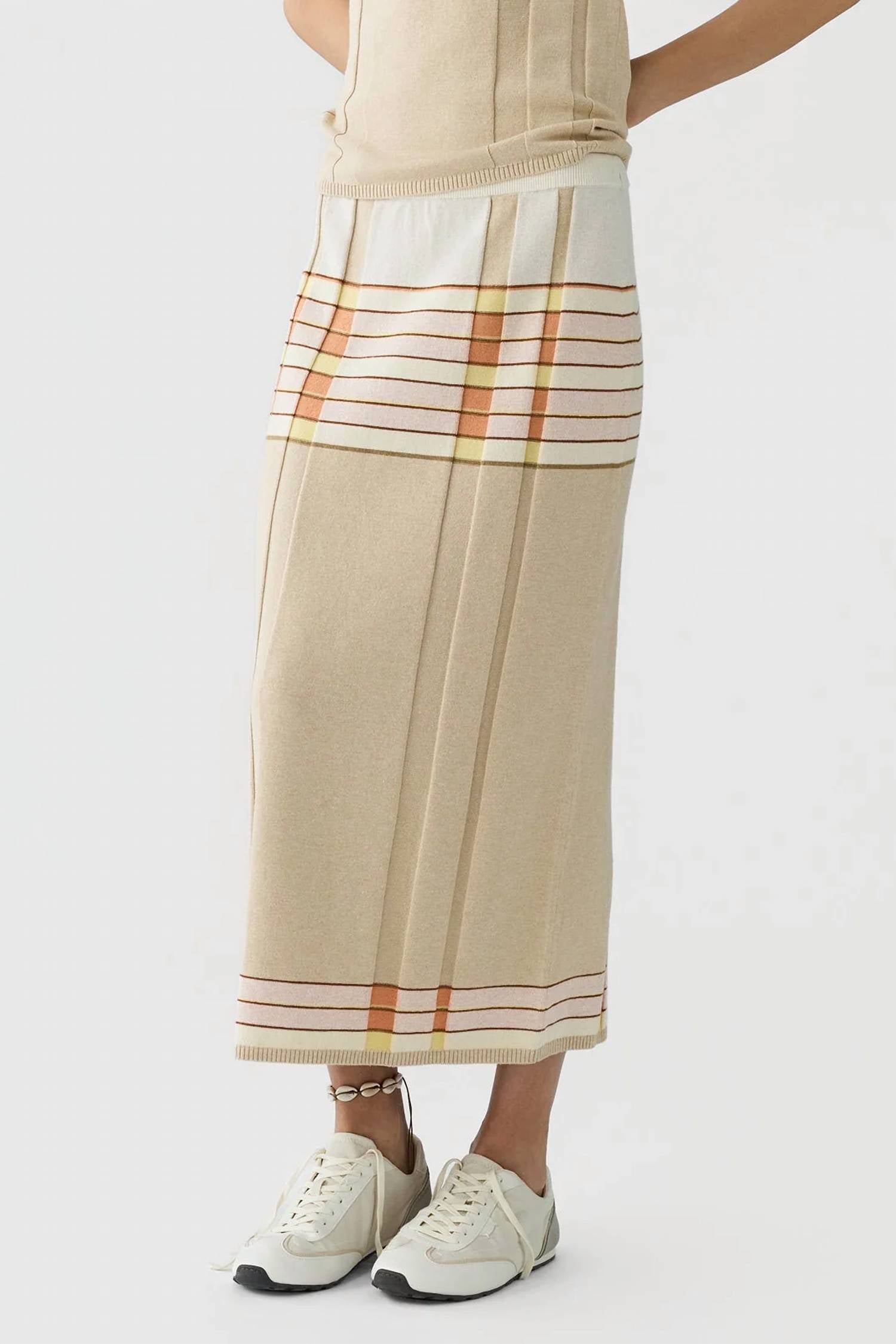 Guest In Residence - Plaited Rib Skirt