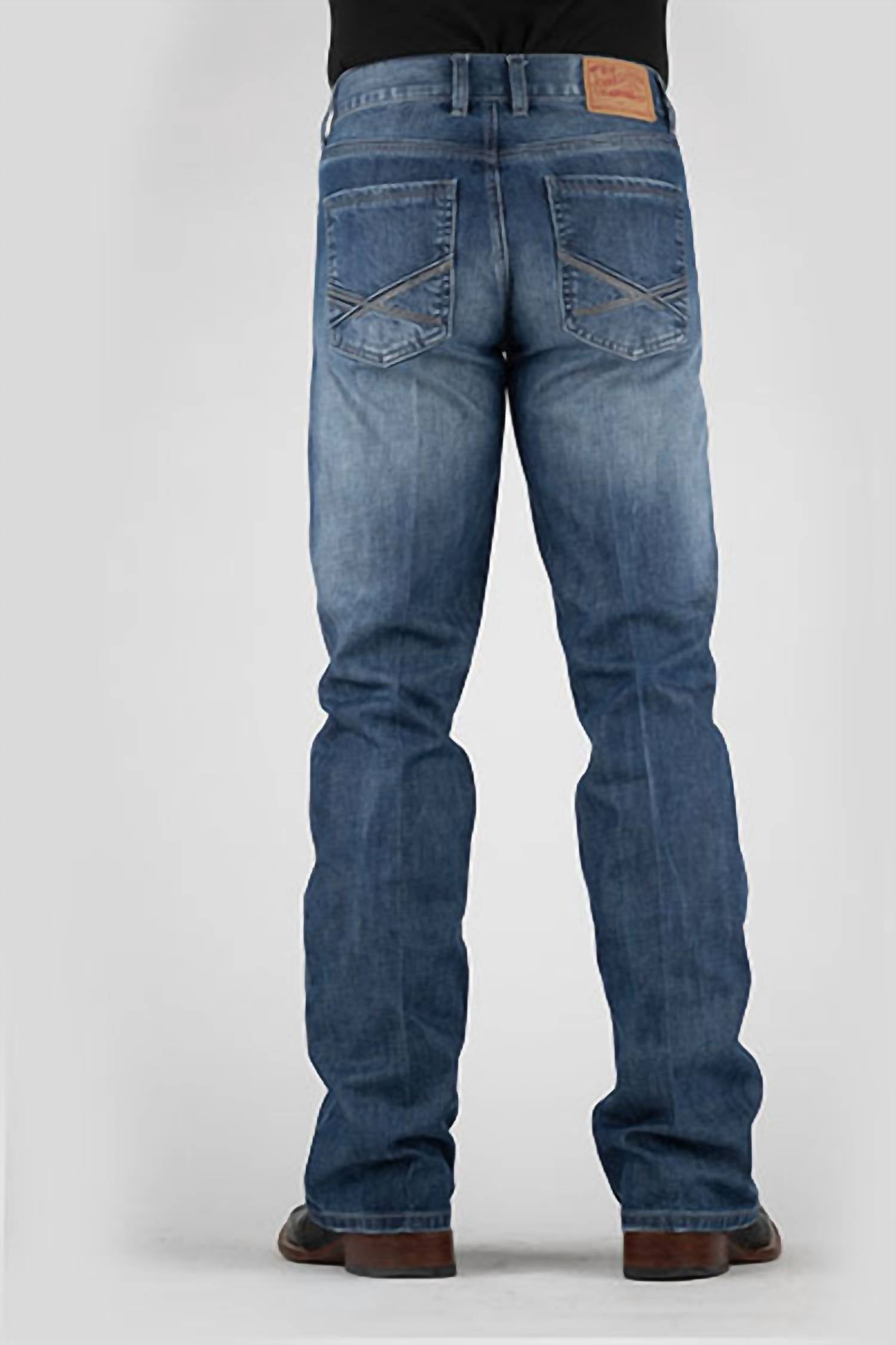 Stetson - Men's Rocks Fit X Design Back Jean