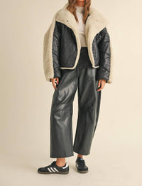 Miou Muse - Bundle of Cozy Quilted Shearling Jacket