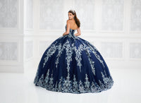 Princesa By Ariana Vara - Strapless Embroidered Ball Gown