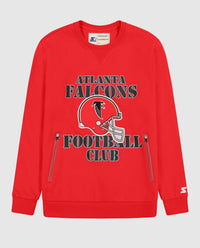 Starter - Atlanta Falcons Crew Neck Sweatshirt With Zip Pockets