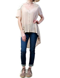 Kori - Lace Shoulder Blouse