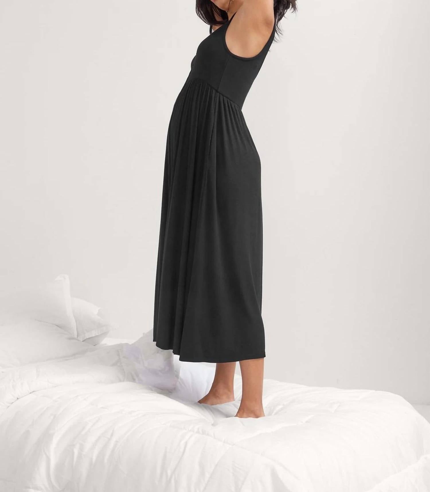 Hatch - Softest Rib Nursing Tank Dress - Maternity