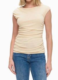 Ariella - Ruched Short Sleeve Top