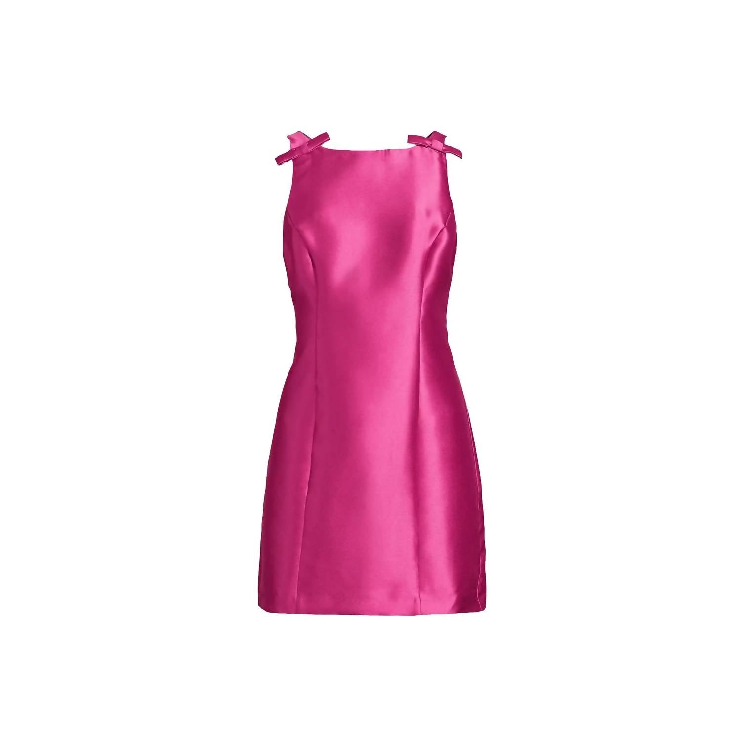 Hutch - Chesca Satin Bow Mini Dress