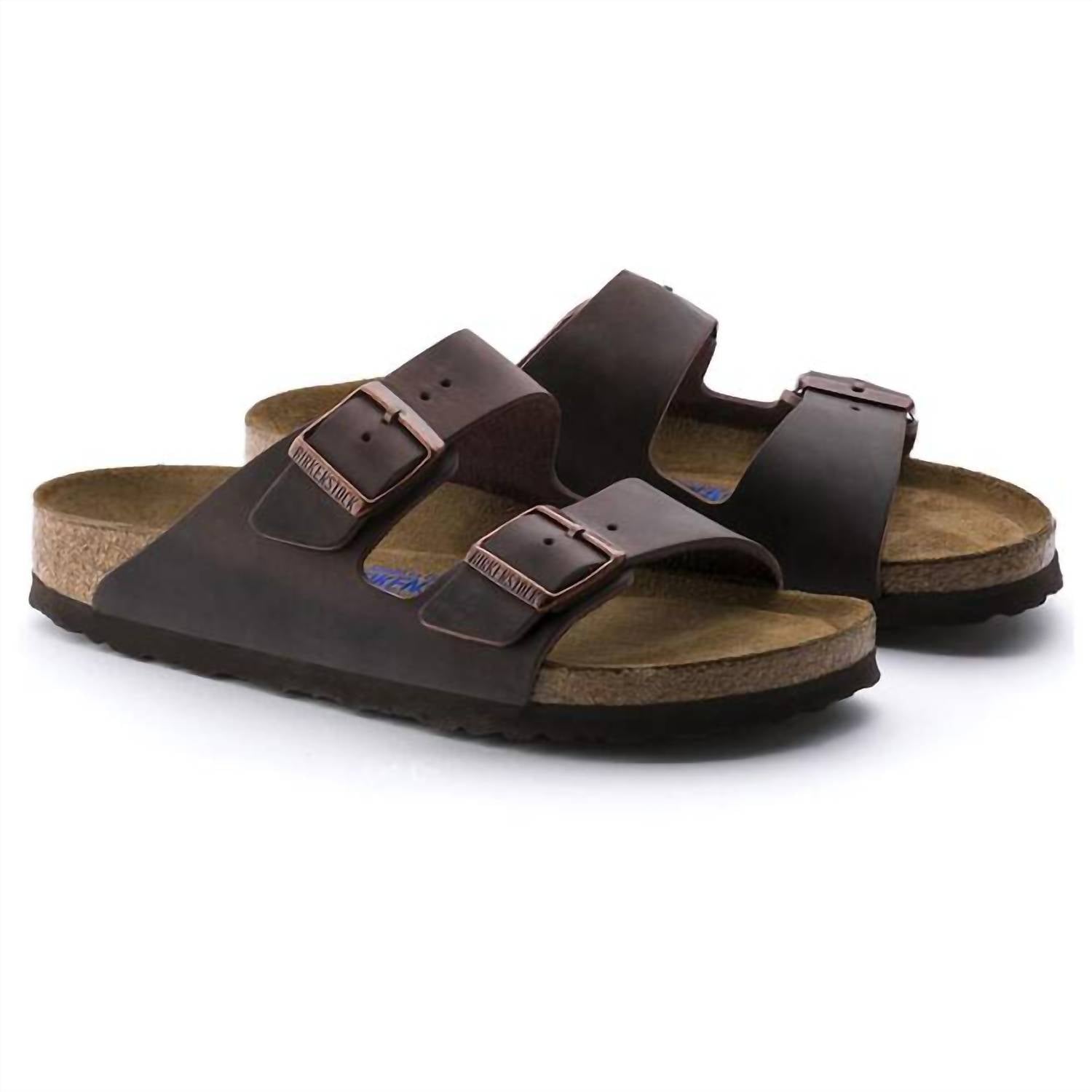 Birkenstock - Unisex Arizona Soft Footbed Natural Leather Oiled Sandals