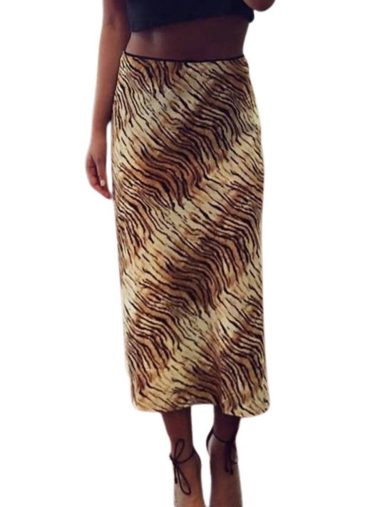 TIGER MIDI SKIRT