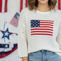 Simply Southern - American Flag Sweater
