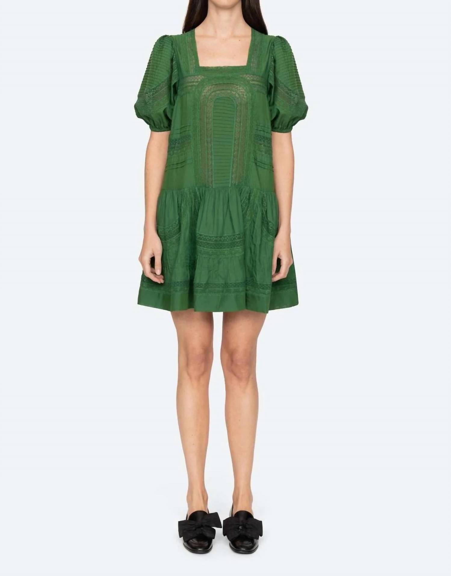 Sea - Lace Short Sleeve Dress