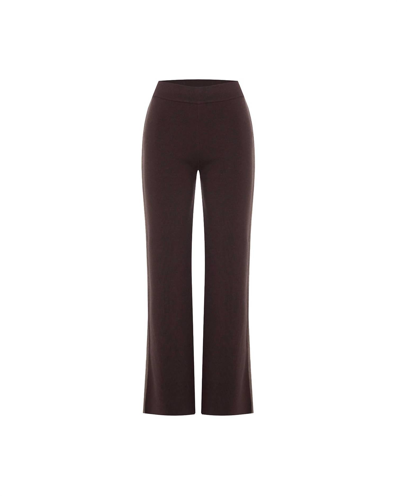 Theo The Label - Women's Nomia Wide Leg Knit Pants