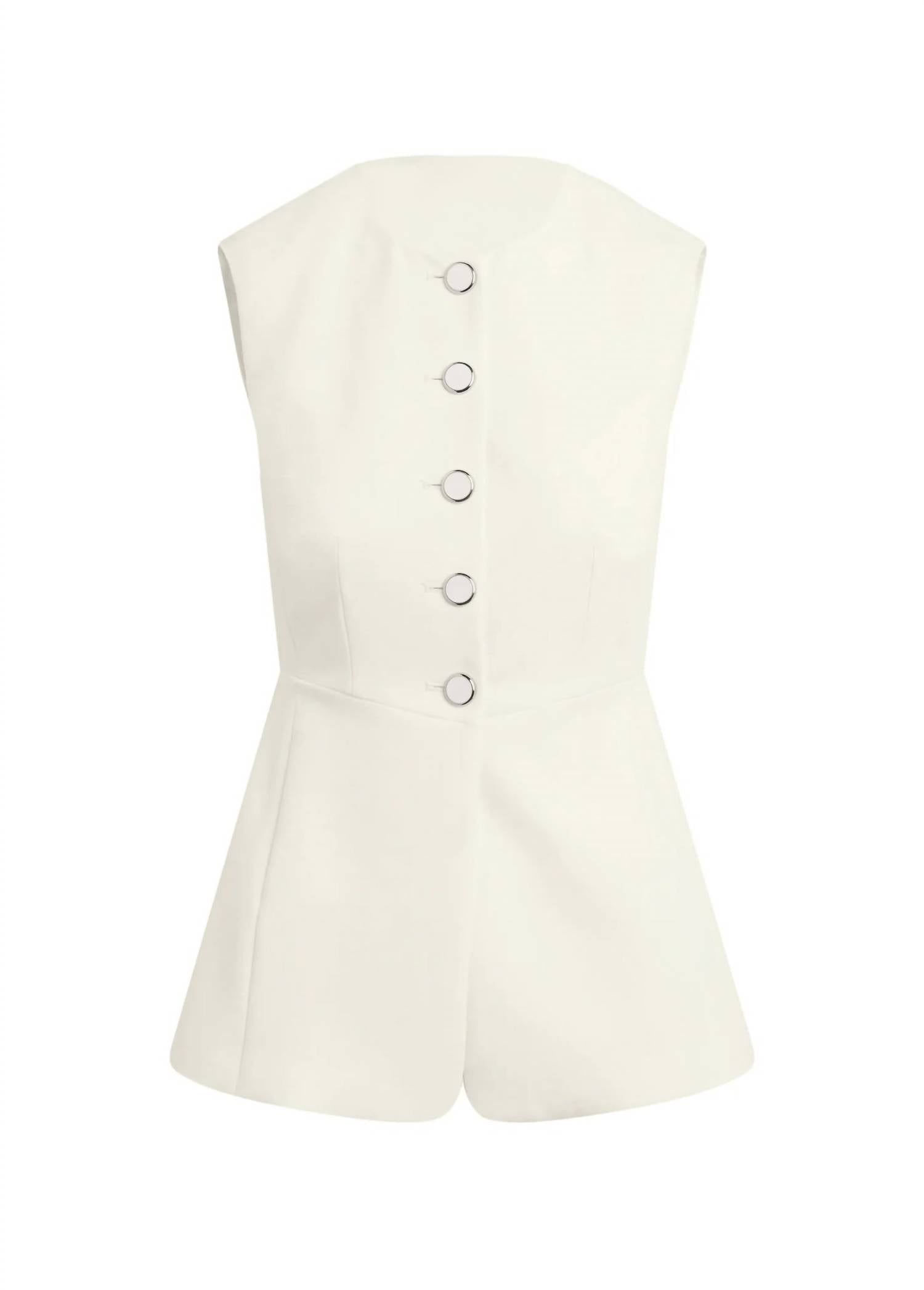 Favorite Daughter Clocking In Top in top in pearl - women's blouse - view 4
