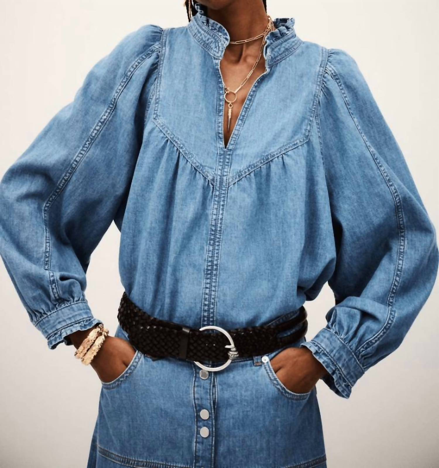 Ba&Sh - Lay Blouse Style Top