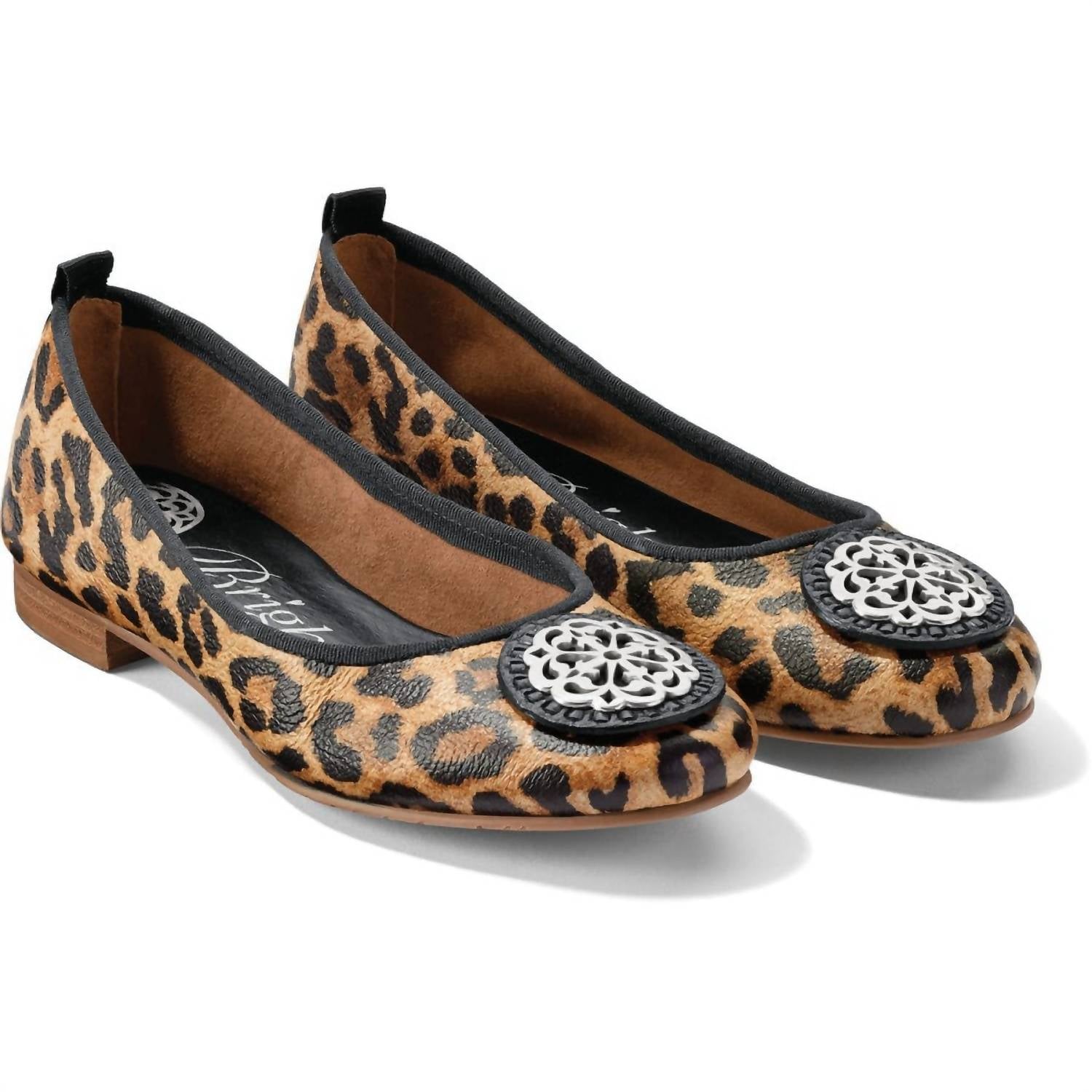 Brighton Women's Aleta Ballerina Flats in leopard print - women's flats