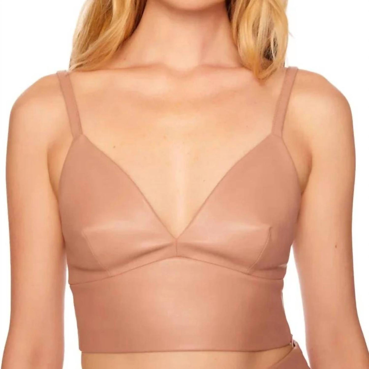 Susana Monaco - FAUX LEATHER BRALETTE
