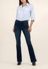 Kut From The Kloth - Natalie Mid Rise Flare Jean