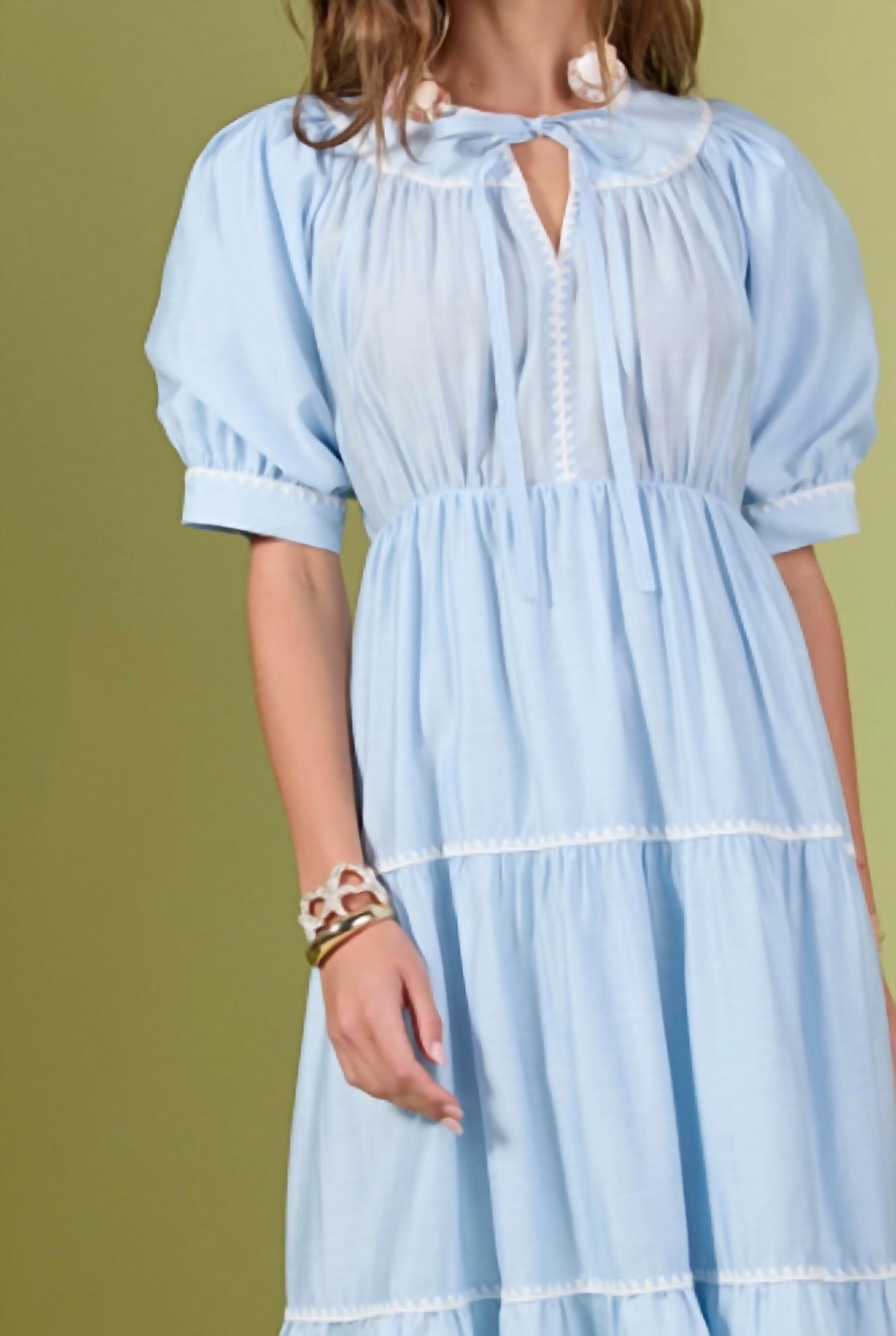 English Factory - Embroidery Midi Dress